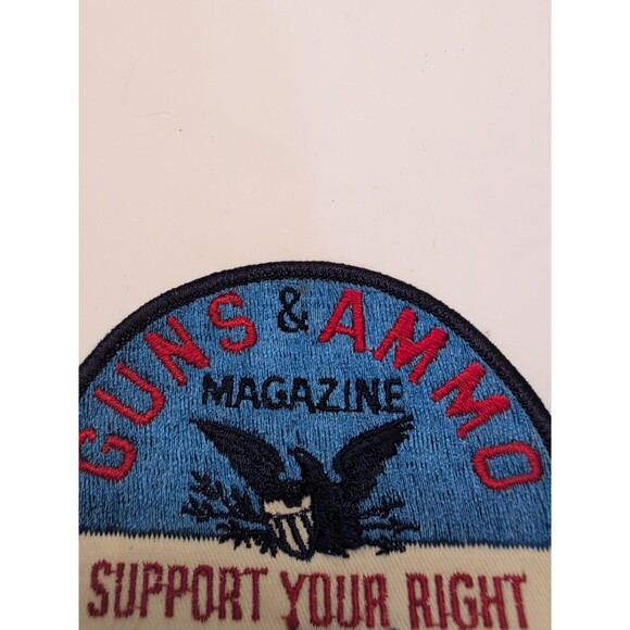 Vintage Guns & Ammo Magazine Patch – “Support Your Right to Keep and Bear Arms” - Picture 3 of 12